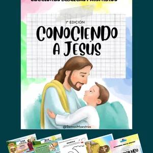 Imagen de portada para Ebook Lecciones bíblicas para Niños Conociendo a Jesús (ARCHIVO PDF)
