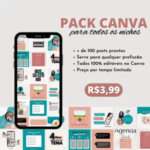 Imagem de capa para o Ebook PACK PARA TODOS OS NICHOS