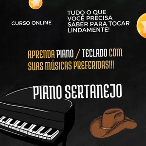 Imagem de capa para o Curso online PIANO SERTANEJO