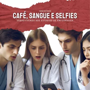 Imagem de capa para o Ebook Café, Sangue e Selfies