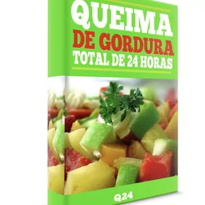 Imagem de capa para o Ebook Queima de Gordura Total Em 24 Horas