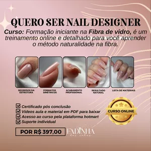 Imagem de capa para o Curso online Quero ser Nail Designer - Iniciante 