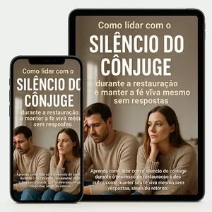 Imagem de capa para o Ebook Como Lidar com o Silêncio do Cônjuge