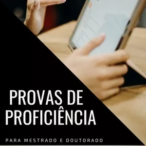 Imagem de capa para o Ebook E-book Provas de proficiência para mestrado e doutorado