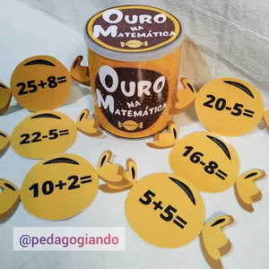Imagem de capa para o Ebook OURO NA MATEMÁTICA