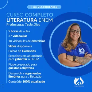 Imagem de capa para o Curso online Curso Completo Literatura ENEM