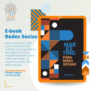 Imagem de capa para o Ebook MARKETING PARA REDES SOCIAIS