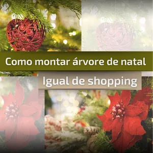 Imagem de capa para o Curso online Aprenda como montar árvore de natal igual de Shopping