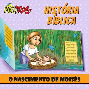 Imagem de capa para o Ebook História O Nascimento de Moisés