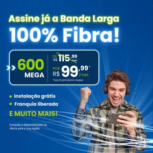 Imagem de capa para o Serviço online Internet Fibra Óptica. 