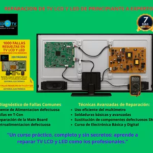 Imagen de portada para Curso online Curso Profesional de Tv Lcd y Led de Principiante a Experto