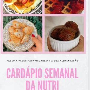 Imagem de capa para o Ebook Cardápio Semanal  da Nutri