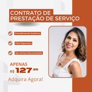 Imagem de capa para o Curso online Contrato de Prestação de Serviço de Estética