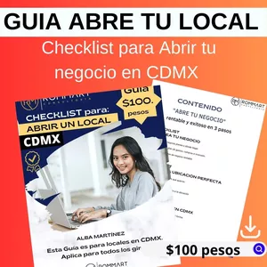 Imagen de portada para Ebook Guía Checklist para Abrir Local en Cdmx
