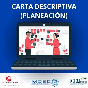 Imagen de portada para Curso online Carta Descriptiva / Planeación 