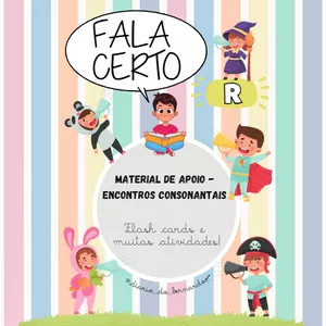 Imagem de capa para o Ebook FALA CERTO - ENCONTROS CONSONANTAIS COM [r] 