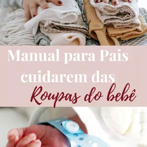 Imagem de capa para o Ebook Manual para Pais cuidarem das Roupas do bebê