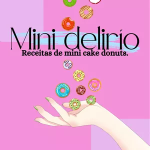 Imagem de capa para o Ebook receitas de mini cake donuts para venda 