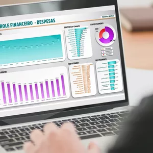 Imagem de capa para o Ebook ControlDesp 1.0 - Sistema em excel para Controle Financeiro Pessoal