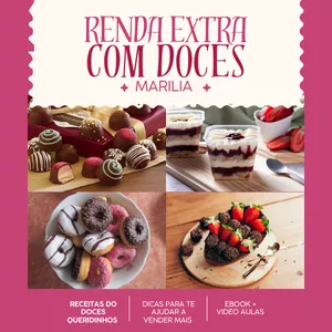 Imagem de capa para o Curso online Renda Extra com Doces