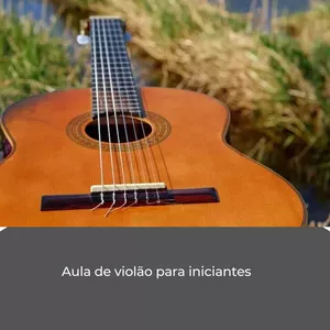 Imagem de capa para o Ebook Aula de violão 