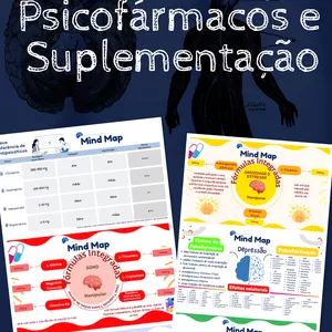 Imagem de capa para o Ebook Mind Maps - Psicofarmacos e Suplementação