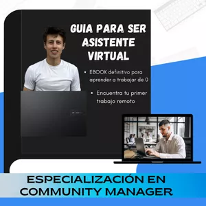 Imagen de portada para Ebook Ebook Guia para aprender a ser Asistente Virtual con especialización en el Community Management