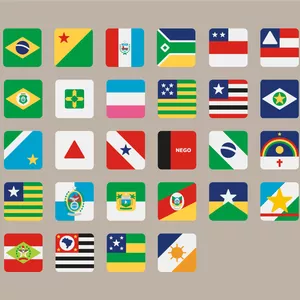 Imagem de capa para o Ebook Flash Cards dos Estados Brasileiros