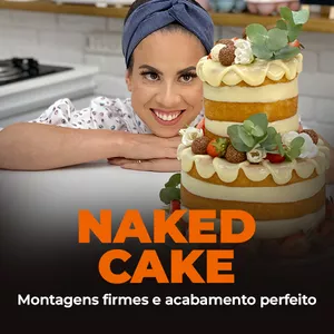 Imagem de capa para o Curso online Curso de bolos Naked Cake 2.0