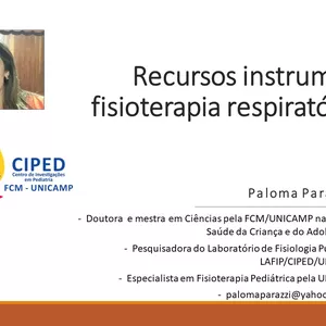 Imagem de capa para o Curso online Aula-Técnicas instrumentais de fisioterapia respiratória em pediatria 