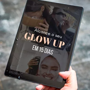 Imagem de capa para o Ebook Glow UP em 15 dias 