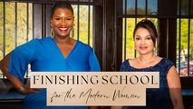 Finishing School for the Modern Woman logo