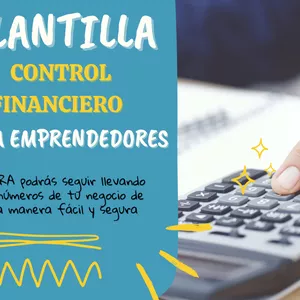 Imagen de portada para Curso online Plantilla de CONTROL FINANCIERO para EMPRENDEDORES 