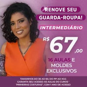 Imagem de capa para o Curso online RENOVE SEU GUARDA ROUPA INTERMEDIÁRIO