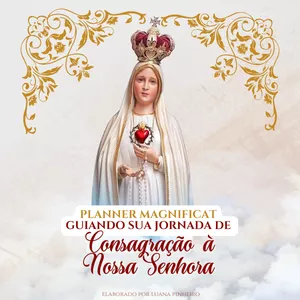 Imagem de capa para o Ebook Planner Magnificat: Guiando sua Jornada de Consagração à Nossa Senhora
