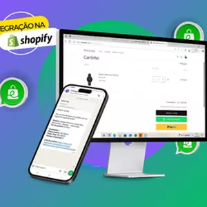 Imagem de capa para o Ebook Integrações Adicionais - JavaScript Botão de Compra via WhatsApp (Shopify)