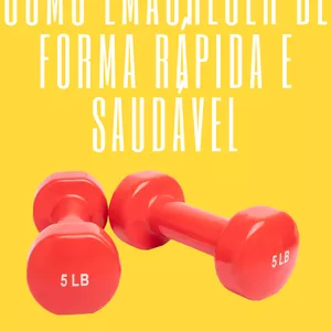 Imagem de capa para o Ebook Como Emagrecer de Forma Rápida e Saudável