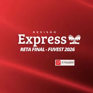 Imagem de capa para o Curso online Revisão Express Reta Final FUVEST 2026 - com Ju Palermo