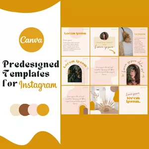 Imagem principal do produto Pack Plantillas en Canva para Instagram -  BOHO