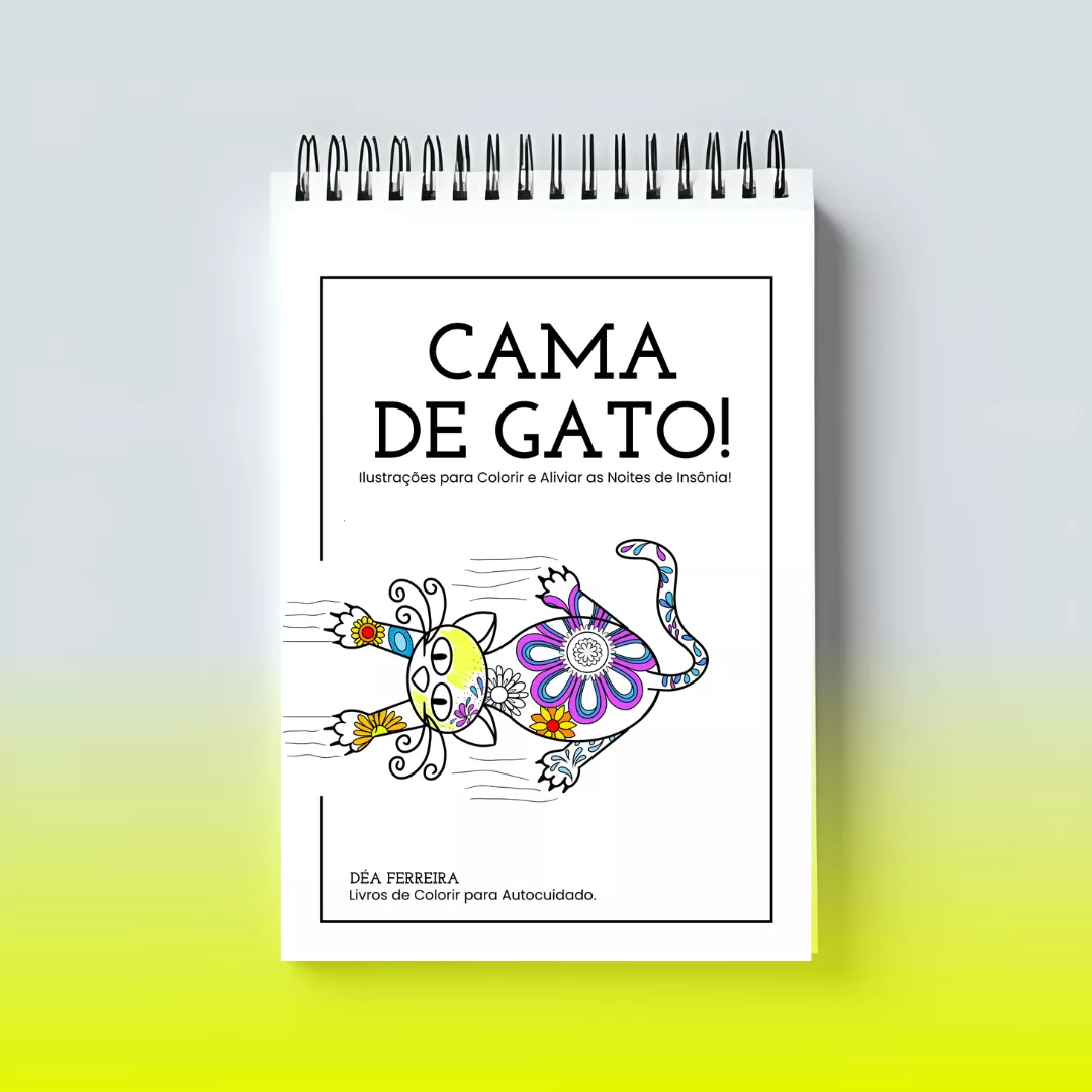 livro de colorir gatinhos