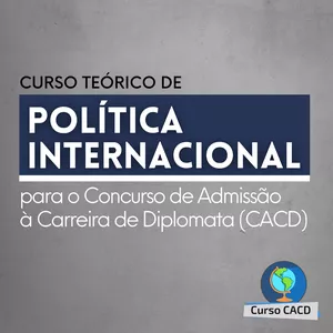 Imagem de capa para o Curso online Curso Teórico de Política Internacional para o CACD