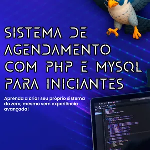 Imagem de capa para o Ebook Sistema de Agendamento com PHP e MySQL para Iniciantes