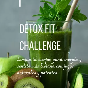 Imagen de portada para Ebook Detox Fit Challenge – 7 días de jugos para limpiar, desinflamar y recargar energía