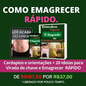 Imagem de capa para o Ebook Emagreça de Forma Rápido 