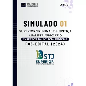 Imagem do curso 05 Simulados STJ - Inspetor da Polícia Judicial (Pós edital 2024)