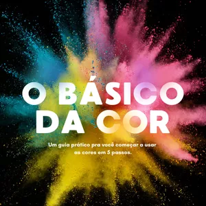 Imagem de capa para o Ebook O básico da cor