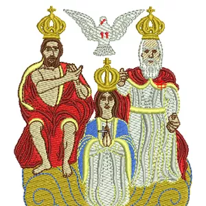 Imagem de capa para o Ebook Matriz de bordado Divino Pai eterno