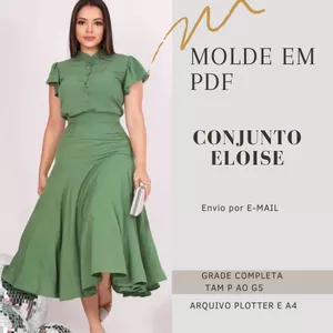 Imagem de capa para o Ebook MOLDE EM PDF CONJUNTO ELOISE 