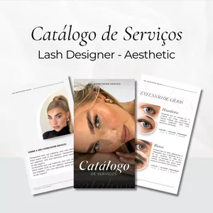 Imagem de capa para o Curso online Catálogo Lash Designer - Aesthetic