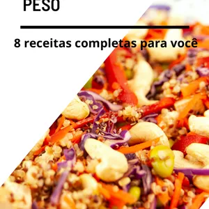 Imagem de capa para o Ebook 8 receitas saudáveis para emagrecer  